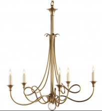 Visual Comfort & Co. Signature Collection SC 5015HAB - Twist Chandelier