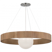  WS 5001PN/NO-WG - Arena 42" Ring and Globe Chandelier