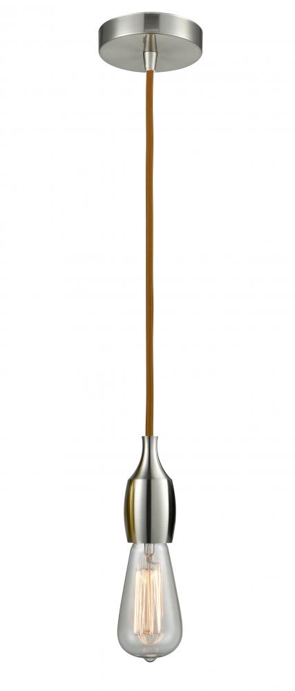 Chelsea - 1 Light - 2 inch - Satin Nickel - Cord hung - Mini Pendant