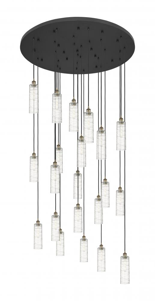 Crown Point - 21 Light - 48 inch - Brushed Brass - Multi Pendant