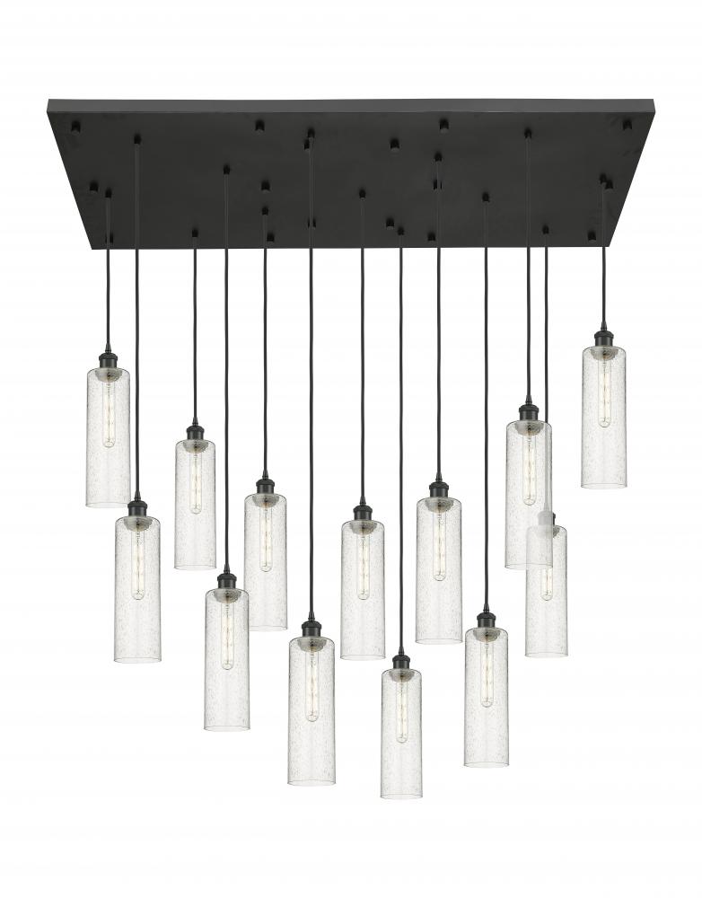 Crown Point - 13 Light - 54 inch - Matte Black - Multi Pendant