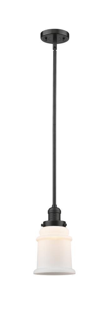 Canton - 1 Light - 7 inch - Oil Rubbed Bronze - Stem Hung - Mini Pendant