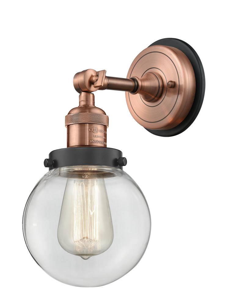 Beacon - 1 Light - 6 inch - Antique Copper - Sconce