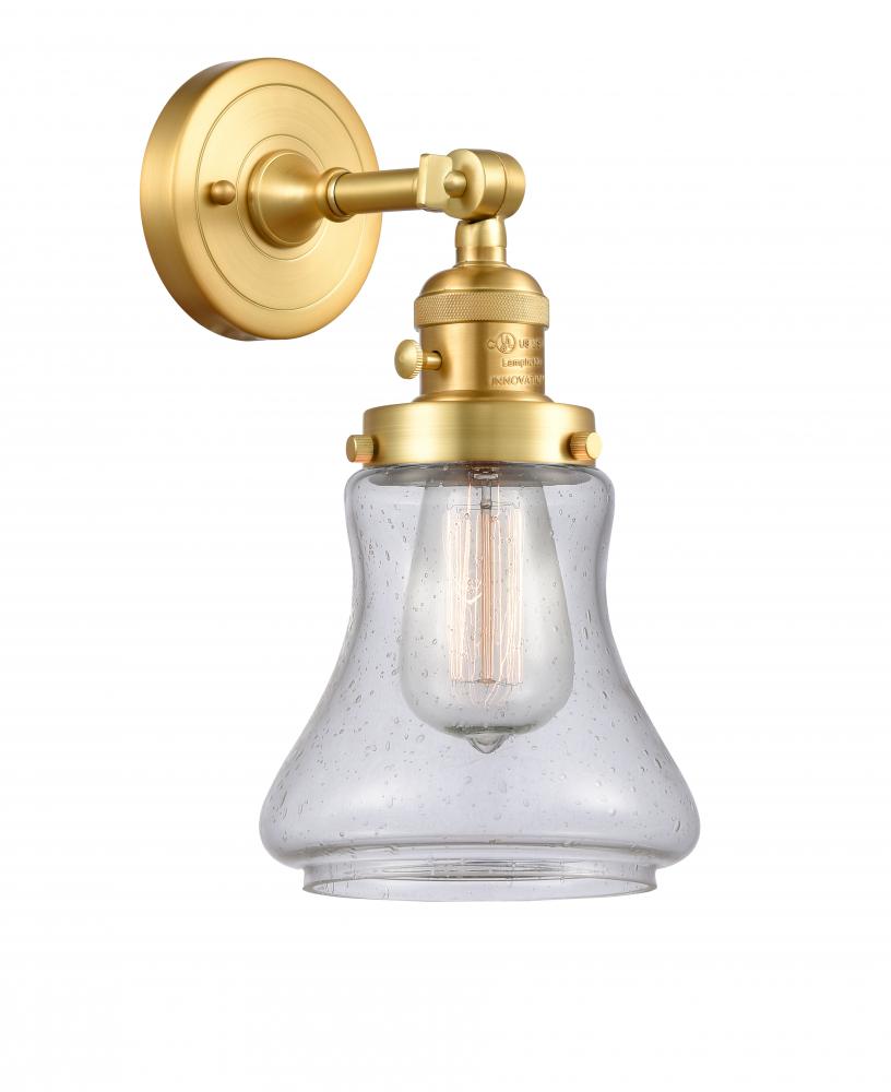 Bellmont - 1 Light - 7 inch - Satin Gold - Sconce