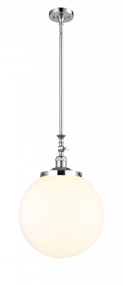 Beacon - 1 Light - 12 inch - Polished Chrome - Stem Hung - Mini Pendant