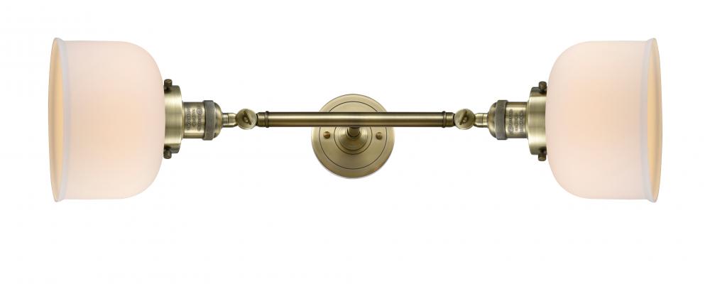 Bell - 2 Light - 8 inch - Antique Brass - Bath Vanity Light