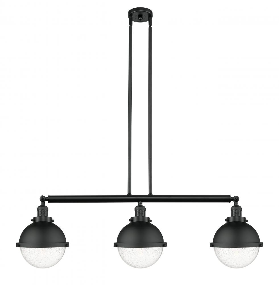 Hampden - 3 Light - 42 inch - Matte Black - Stem Hung - Island Light