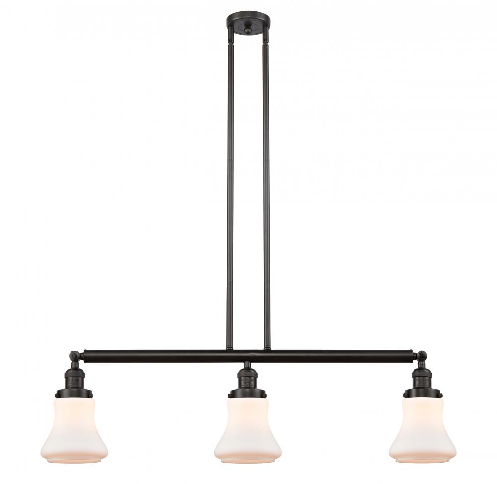 Bellmont - 3 Light - 39 inch - Oil Rubbed Bronze - Stem Hung - Island Light