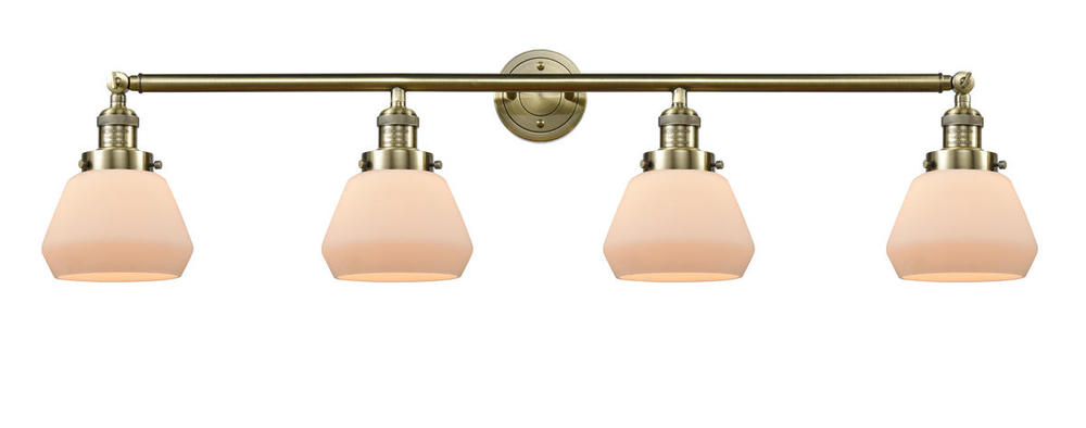 Fulton - 4 Light - 43 inch - Antique Brass - Bath Vanity Light