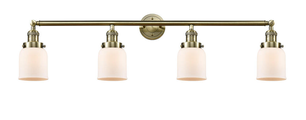 Bell - 4 Light - 42 inch - Antique Brass - Bath Vanity Light