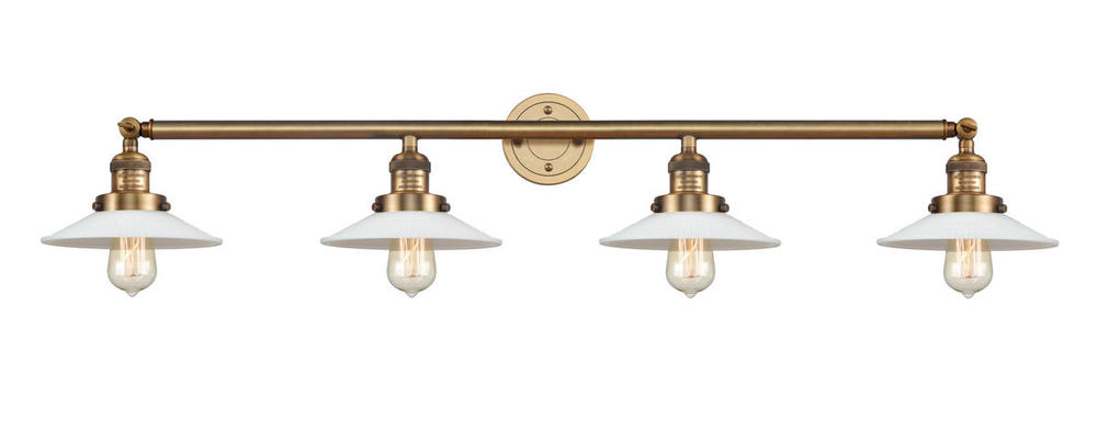 Halophane - 4 Light - 45 inch - Brushed Brass - Bath Vanity Light