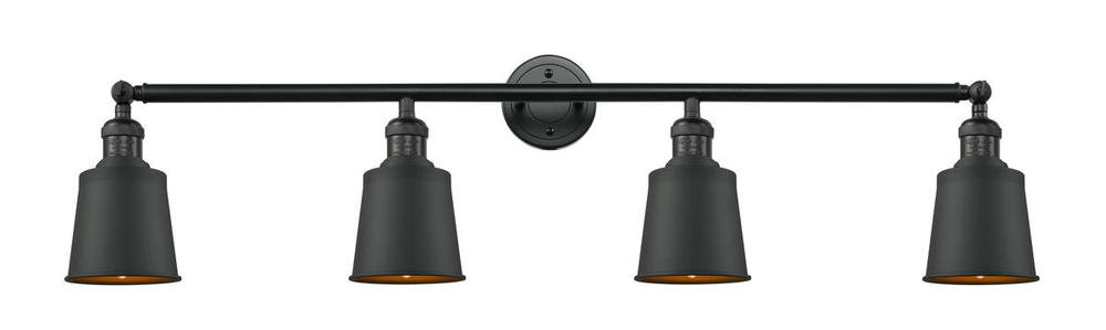 Addison - 4 Light - 42 inch - Matte Black - Bath Vanity Light