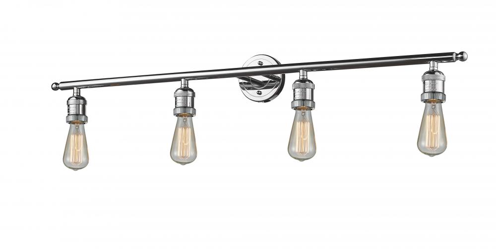 Bare Bulb - 4 Light - 42 inch - Polished Chrome - Bath Vanity Light