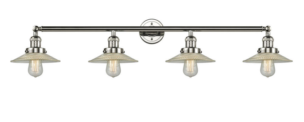 Halophane - 4 Light - 45 inch - Polished Nickel - Bath Vanity Light