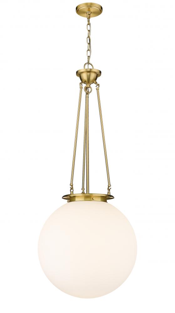 Beacon - 1 Light - 18 inch - Satin Gold - Chain Hung - Pendant