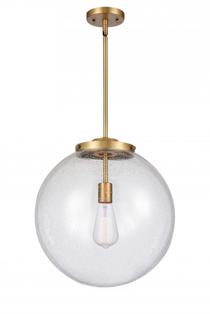 Beacon - 1 Light - 16 inch - Brushed Brass - Stem Hung - Pendant