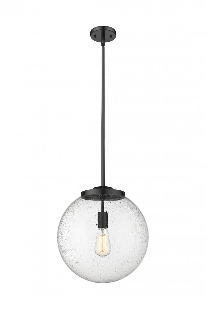 Beacon - 1 Light - 16 inch - Matte Black - Cord hung - Pendant