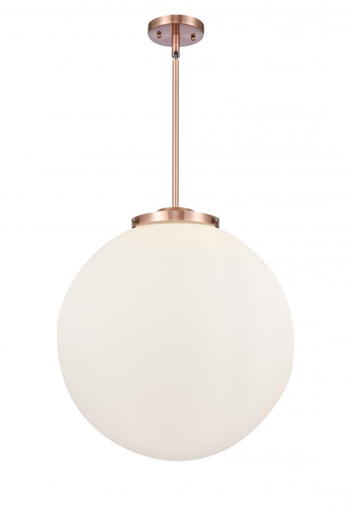 Beacon - 3 Light - 18 inch - Antique Copper - Cord hung - Pendant