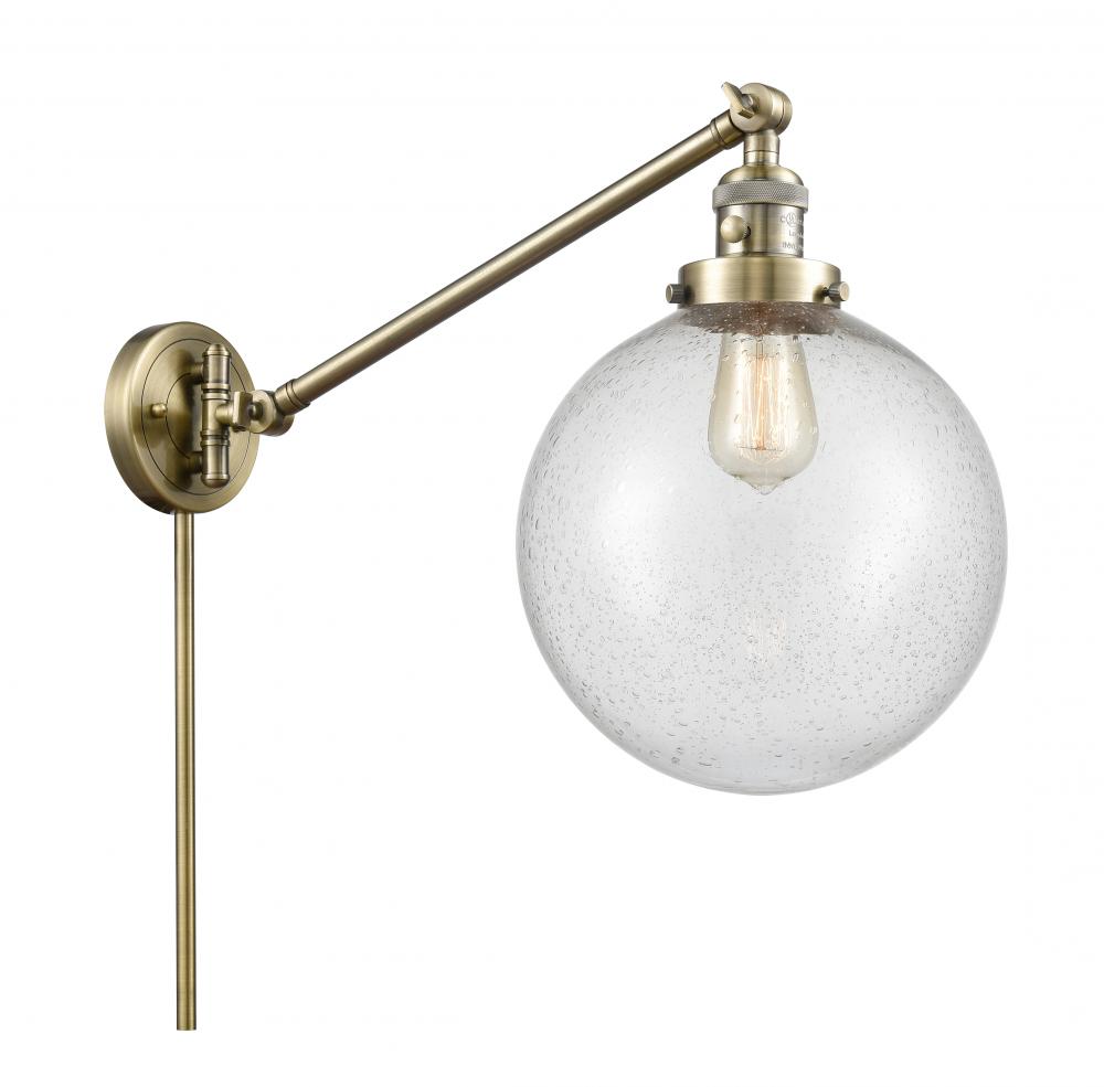 Beacon - 1 Light - 10 inch - Antique Brass - Swing Arm