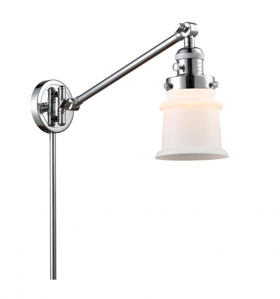 Canton - 1 Light - 8 inch - Polished Chrome -Adjustable Swing Arm