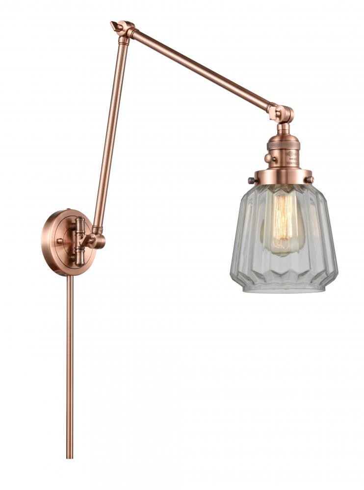 Chatham - 1 Light - 8 inch - Antique Copper - Swing Arm