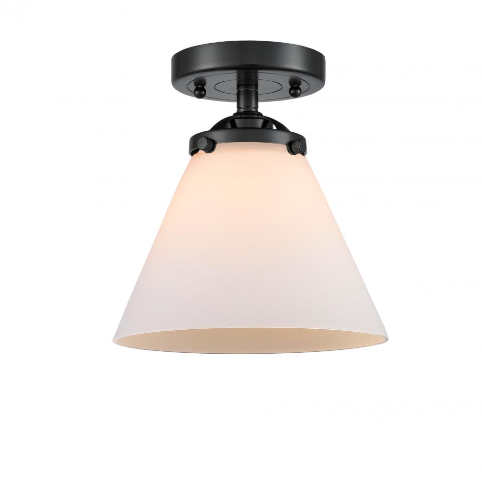 Cone - 1 Light - 8 inch - Oil Rubbed Bronze - Semi-Flush Mount