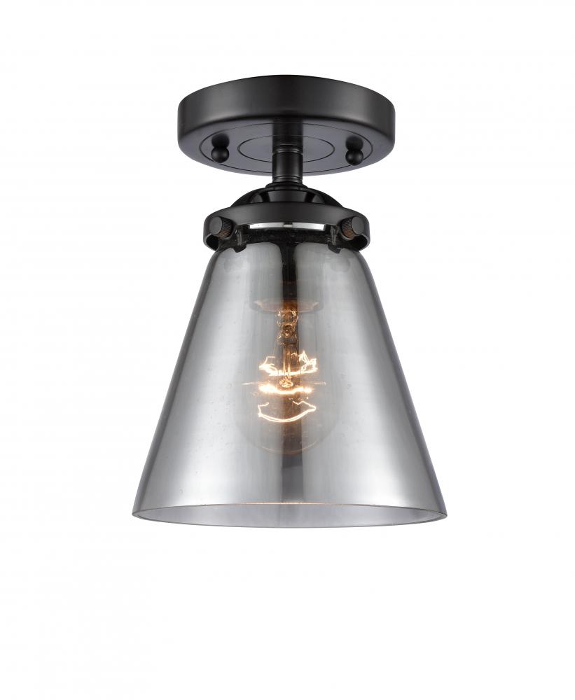 Cone - 1 Light - 6 inch - Oil Rubbed Bronze - Semi-Flush Mount