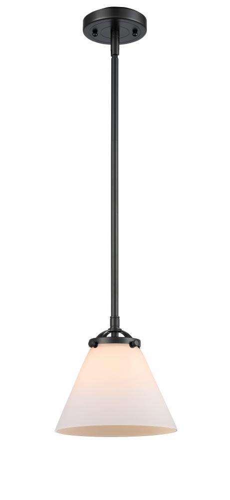 Cone - 1 Light - 8 inch - Oil Rubbed Bronze - Cord hung - Mini Pendant