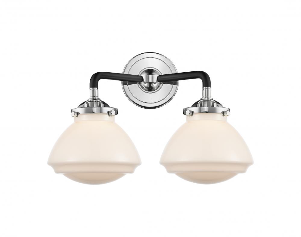 Olean - 2 Light - 15 inch - Brushed Satin Nickel - Bath Vanity Light