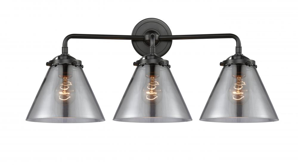 Cone - 3 Light - 26 inch - Oil Rubbed Bronze - Bath Vanity Light