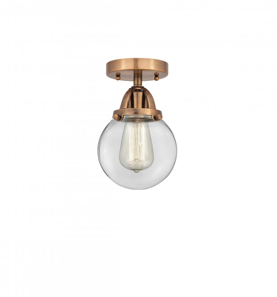 Beacon - 1 Light - 6 inch - Antique Copper - Semi-Flush Mount