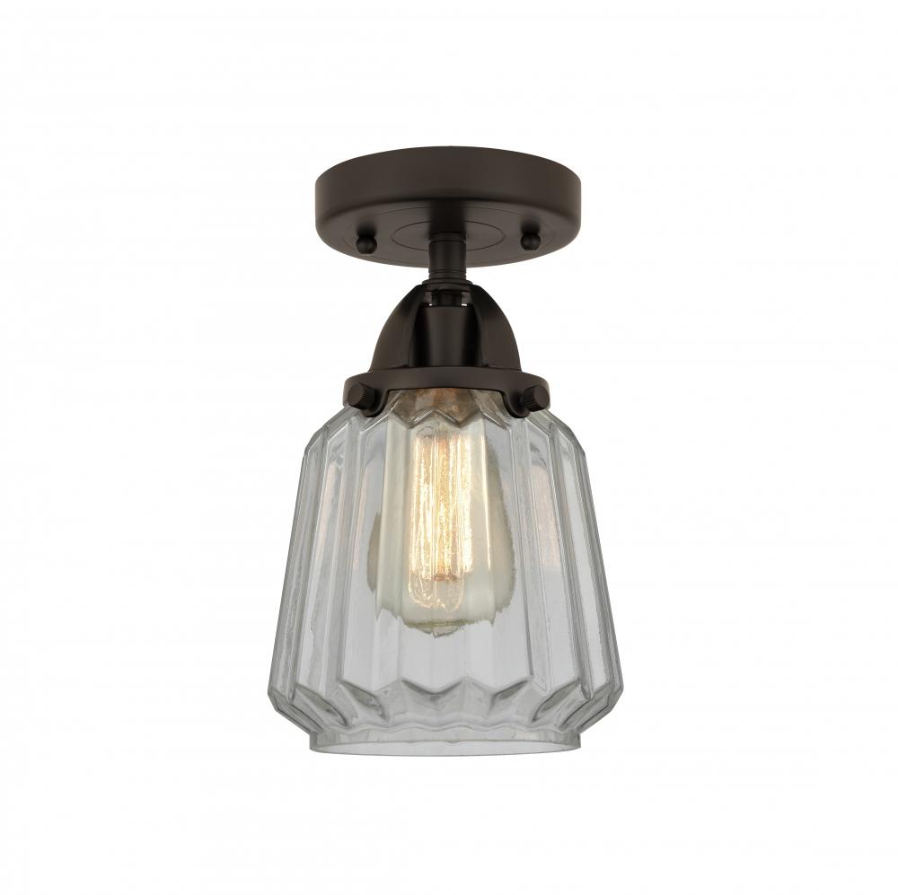 Chatham - 1 Light - 7 inch - Oil Rubbed Bronze - Semi-Flush Mount