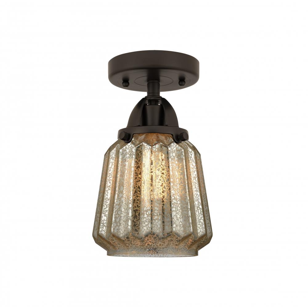 Chatham - 1 Light - 7 inch - Oil Rubbed Bronze - Semi-Flush Mount