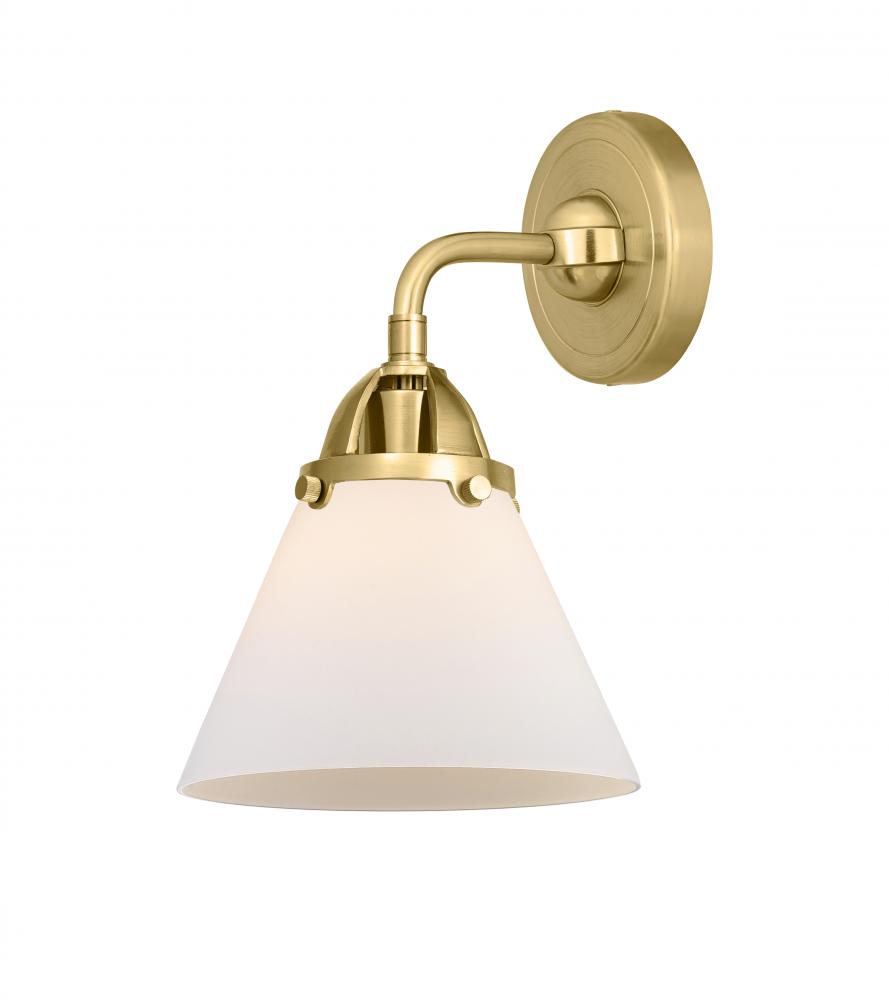 Cone - 1 Light - 8 inch - Satin Gold - Sconce