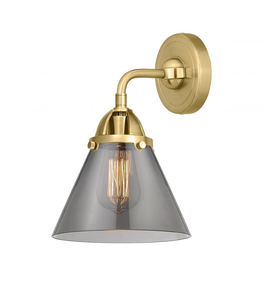 Cone - 1 Light - 8 inch - Satin Gold - Sconce