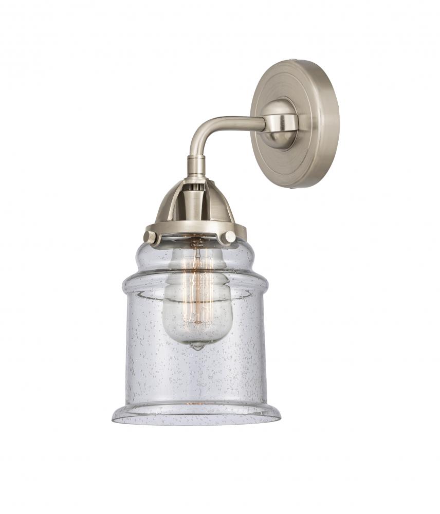 Canton - 1 Light - 6 inch - Brushed Satin Nickel - Sconce