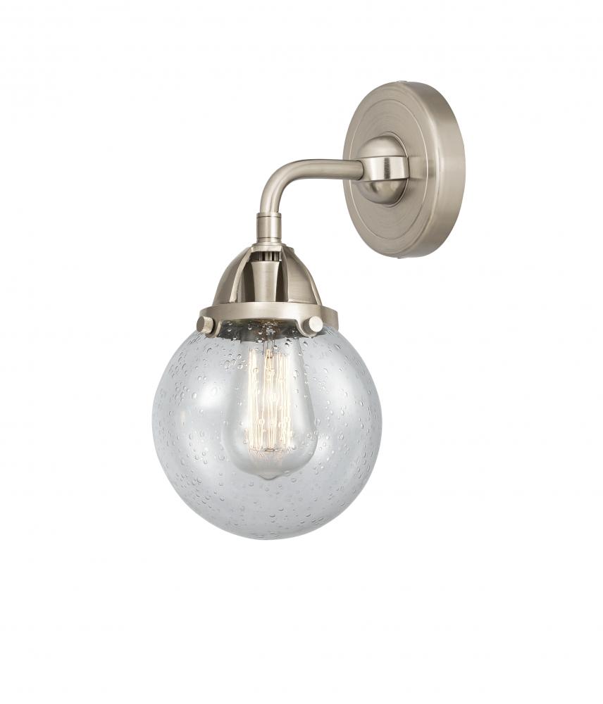 Beacon - 1 Light - 6 inch - Brushed Satin Nickel - Sconce