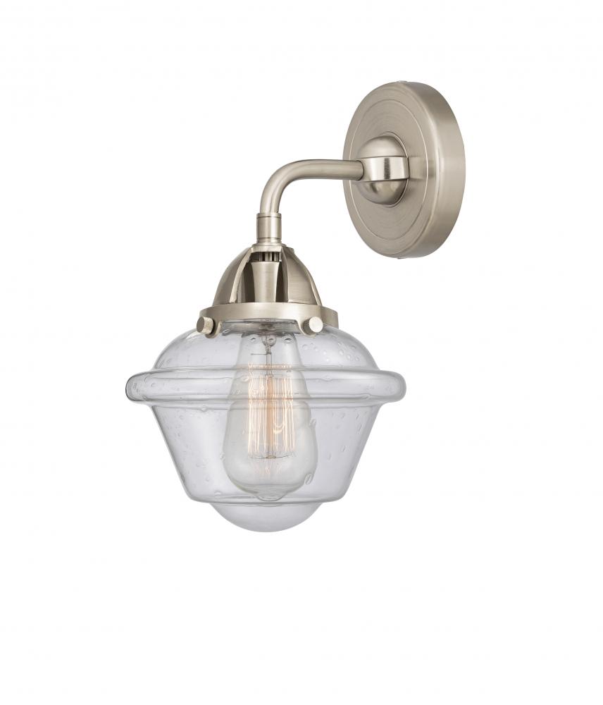 Oxford - 1 Light - 8 inch - Brushed Satin Nickel - Sconce