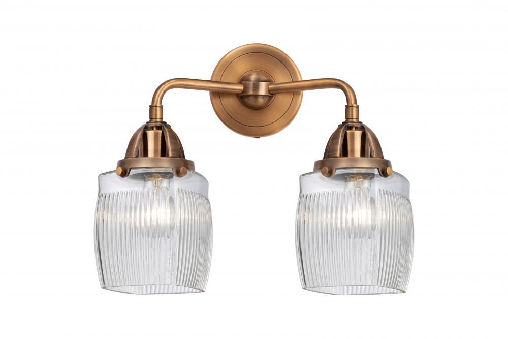 Colton - 2 Light - 14 inch - Polished Nickel - Bath Vanity Light