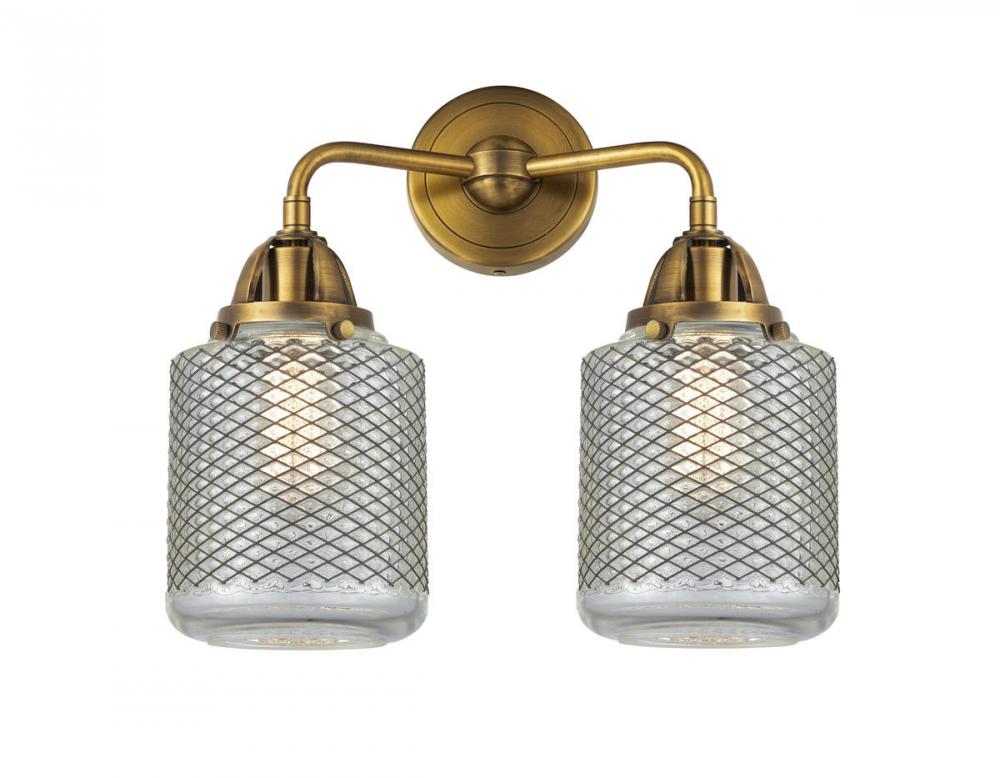 Stanton - 2 Light - 14 inch - Brushed Brass - Bath Vanity Light