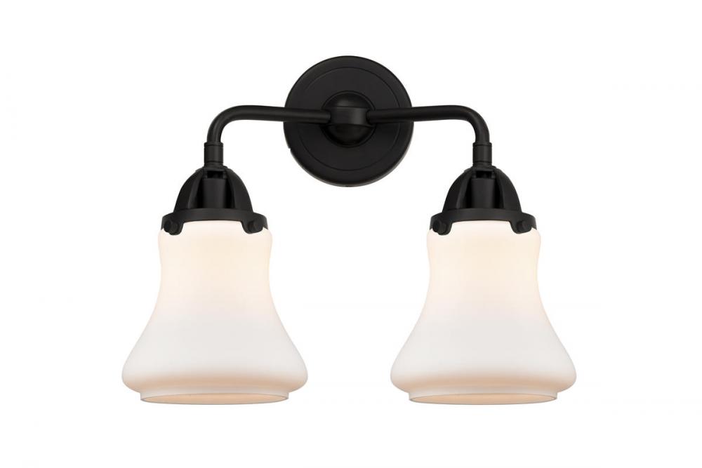 Bellmont - 2 Light - 14 inch - Matte Black - Bath Vanity Light