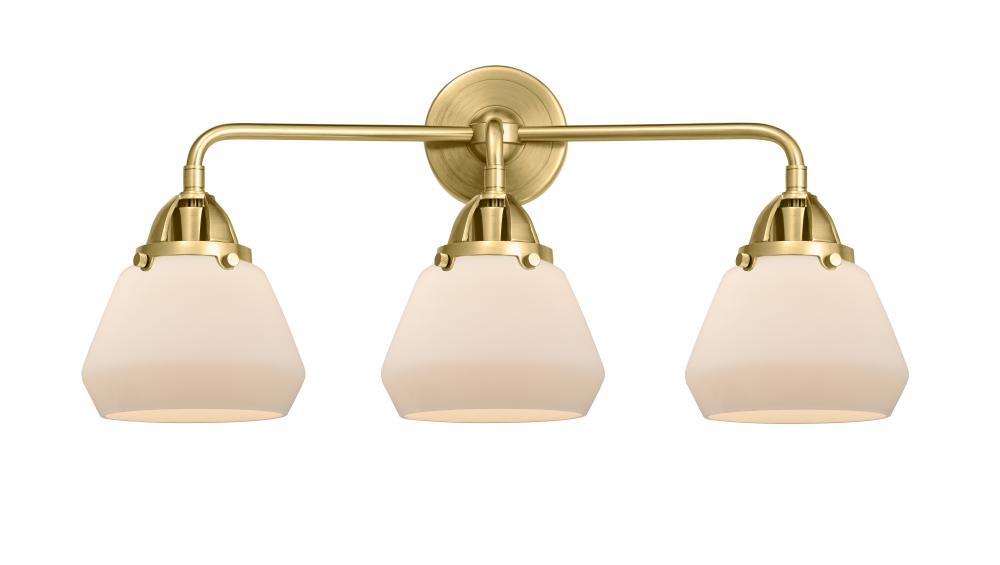 Fulton - 3 Light - 25 inch - Satin Gold - Bath Vanity Light