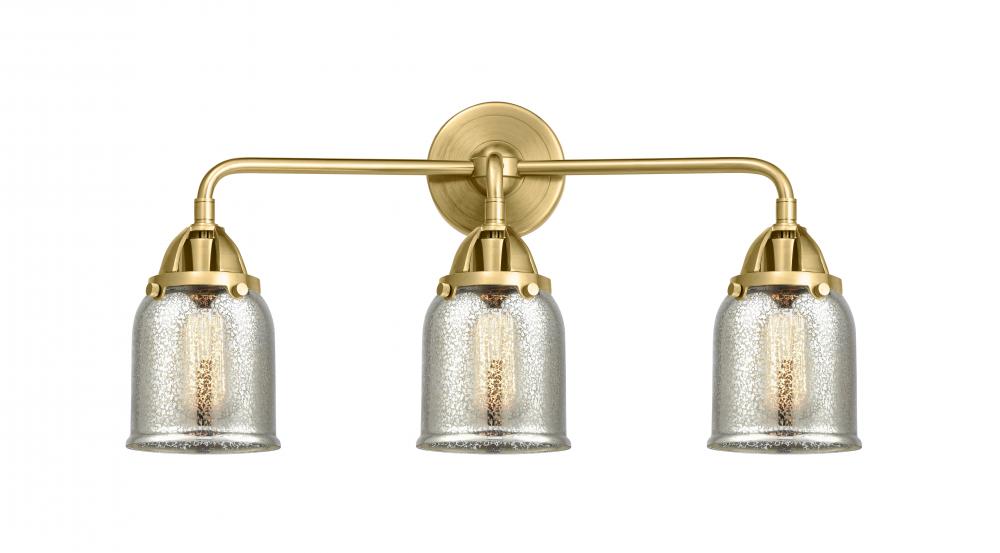 Bell - 3 Light - 23 inch - Satin Gold - Bath Vanity Light