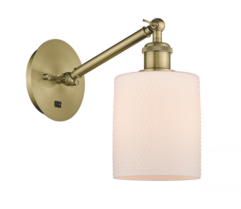 Cobbleskill - 1 Light - 5 inch - Satin Gold - Sconce