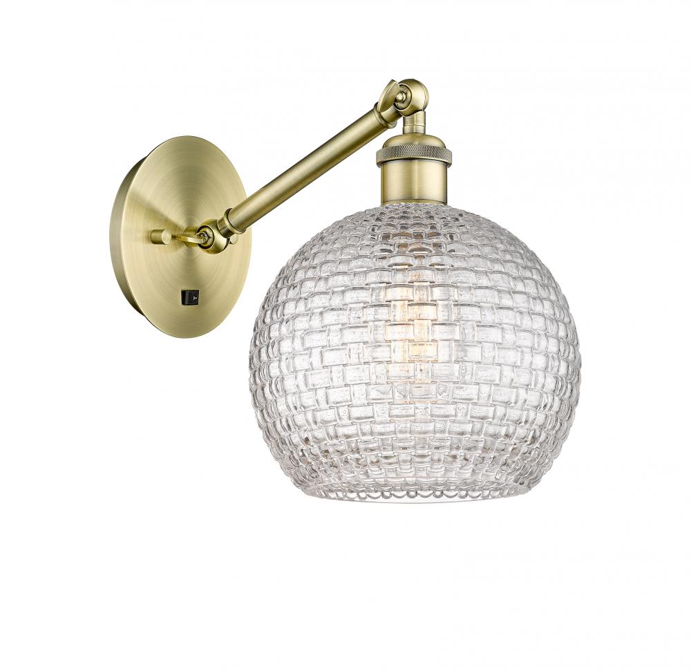 Athens - 1 Light - 8 inch - Satin Gold - Sconce