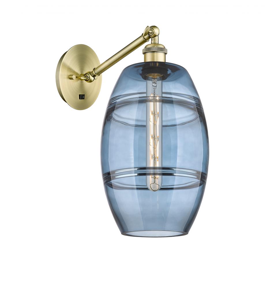 Vaz - 1 Light - 8 inch - Antique Brass - Sconce