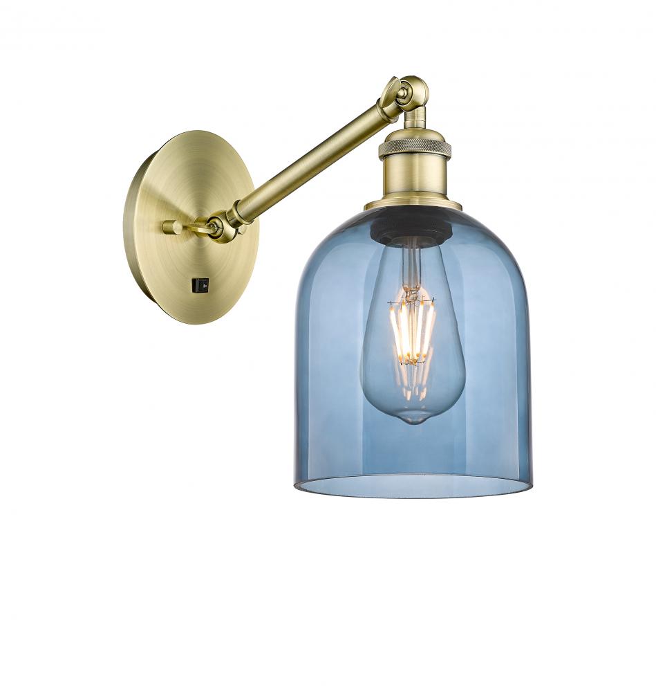 Bella - 1 Light - 6 inch - Antique Brass - Sconce