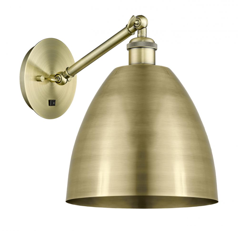 Bristol - 1 Light - 9 inch - Brushed Satin Nickel - Sconce