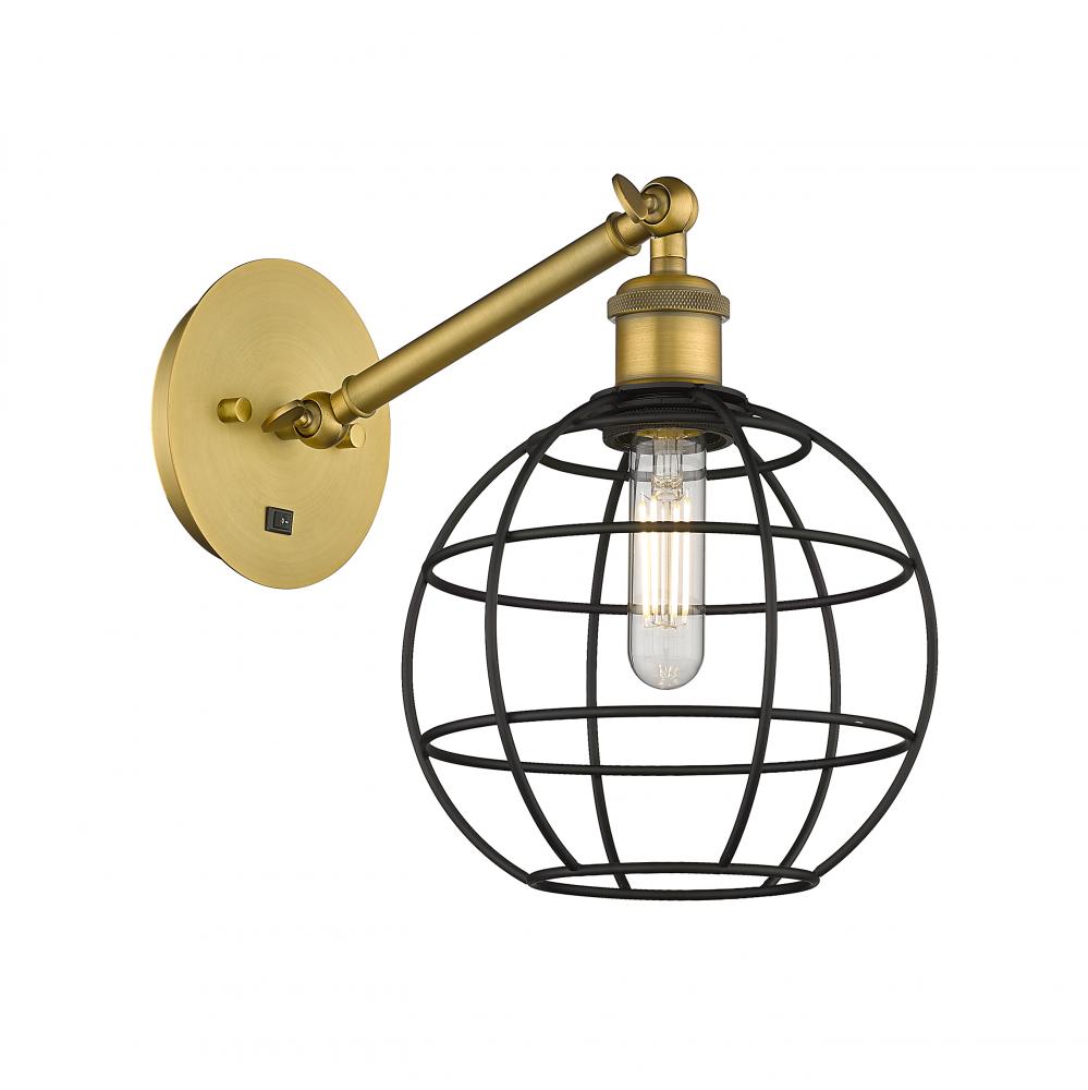 Lake Placid - 1 Light - 8 inch - Brushed Brass - Sconce