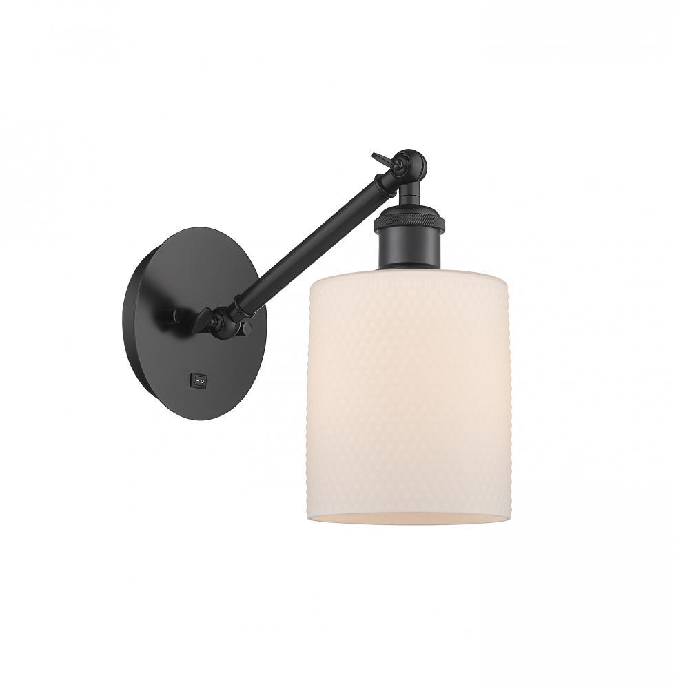 Cobbleskill - 1 Light - 5 inch - Matte Black - Sconce